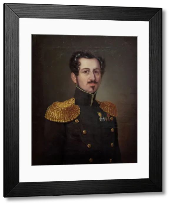 Framed Print : King Oscar I, (c1830s). Creator: Karl Stefan Bennet Framed Print : King Oscar I, (c1830s). Creator: Karl Stefan Bennet