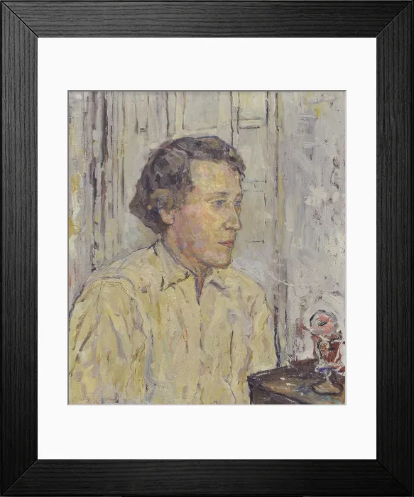Framed Print : The photographer and the paper flower, 1920 or 1931. Creator: Mathilde Wigert-Osterlund Framed Print : The photographer and the paper flower, 1920 or 1931. Creator: Mathilde Wigert-Osterlund