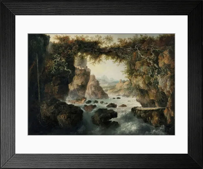 Framed Print : Landscape in Savoy, (c1800s). Creator: Louis Belanger Framed Print : Landscape in Savoy, (c1800s). Creator: Louis Belanger