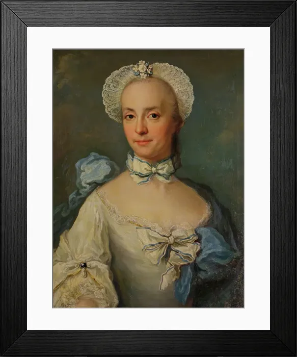 Framed Print : Portrait of a Lady, (c1770). Creator: Jakob Bjorck Framed Print : Portrait of a Lady, (c1770). Creator: Jakob Bjorck