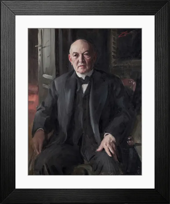 Framed Print : Siegmund Aschrott, 1911. Creator: Anders Leonard Zorn Framed Print : Siegmund Aschrott, 1911. Creator: Anders Leonard Zorn