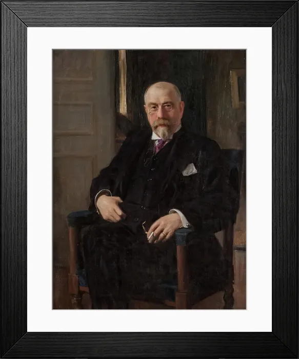 Framed Print : John Rettig [Portrait], 1907. Creator: Oscar Bjorck