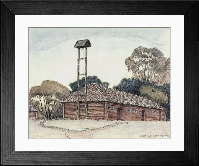 Framed Print : Tolvfors, 1923. Creator: Ferdinand Boberg Framed Print : Tolvfors, 1923. Creator: Ferdinand Boberg