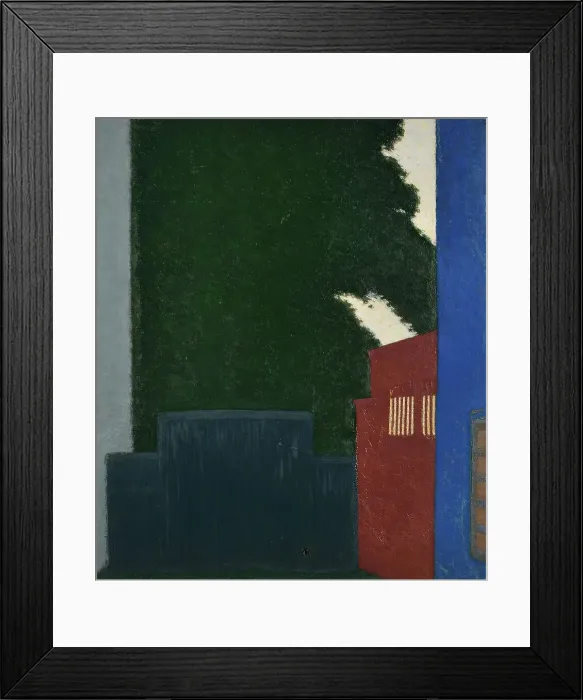 Framed Print : The red and the black gate, 1920. Creator: Pelle Swedlund Framed Print : The red and the black gate, 1920. Creator: Pelle Swedlund