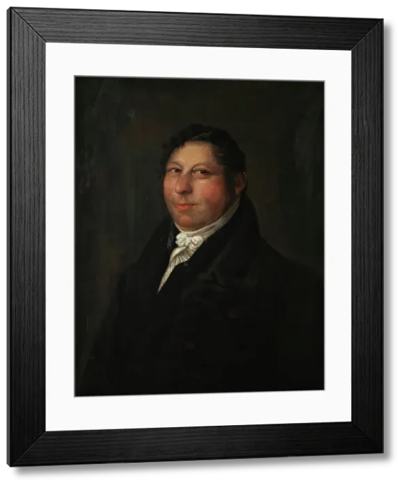 Framed Print : Portrait of Per Cyrillus Rettig, (c1830s). Creator: Carl Peter Lehmann Framed Print : Portrait of Per Cyrillus Rettig, (c1830s). Creator: Carl Peter Lehmann