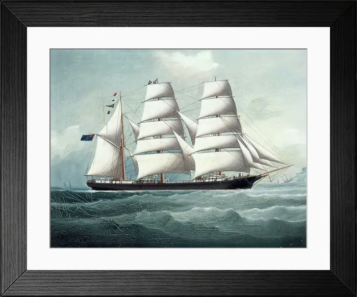 Framed Print : Barque Orient, (c1886). Creator: Unknown Framed Print : Barque Orient, (c1886). Creator: Unknown