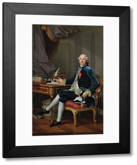Framed Print : Marc Antoine René de Voyer de Paulmy d'Argenson, c1780. Creator: Alexander Roslin Framed Print : Marc Antoine René de Voyer de Paulmy d'Argenson, c1780. Creator: Alexander Roslin