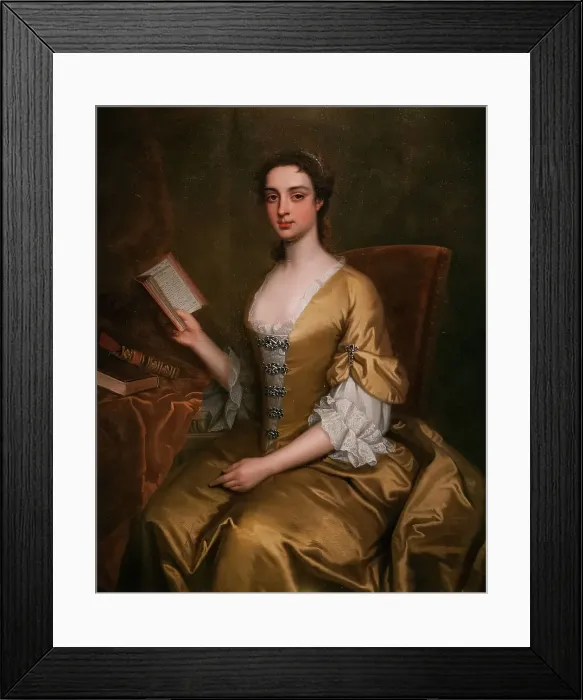 Framed Print : Lady-in-waiting at Queen Anne's court, c1712-1714. Creator: Michael Dahl Framed Print : Lady-in-waiting at Queen Anne's court, c1712-1714. Creator: Michael Dahl