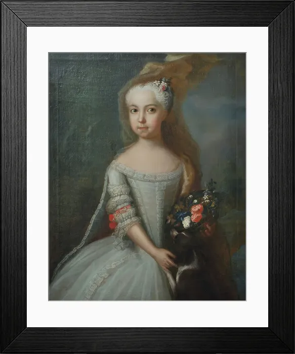 Framed Print : Ulrica von Flygarell at the age of four, 1736. Creator: Lorens Pasch the Elder Framed Print : Ulrica von Flygarell at the age of four, 1736. Creator: Lorens Pasch the Elder