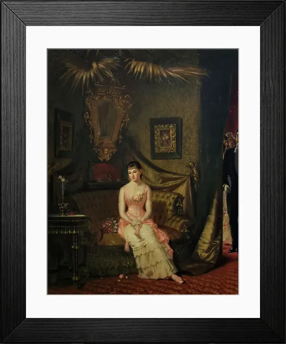 Framed Print : At the ball, (c1900s) Creator: Knut Ekwall Framed Print : At the ball, (c1900s) Creator: Knut Ekwall