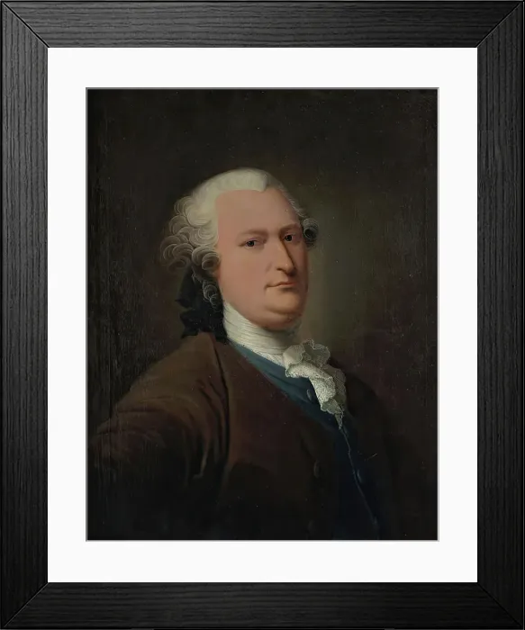 Framed Print : Anders Romberg, (c1750s). Creator: Isak Wacklin Framed Print : Anders Romberg, (c1750s). Creator: Isak Wacklin