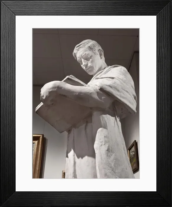 Framed Print : The printer, 1908-1909. Creator: Christian Eriksson Framed Print : The printer, 1908-1909. Creator: Christian Eriksson