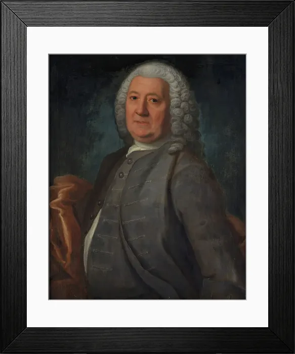 Framed Print : Johan Groning, (c1740s). Creator: Lorens Pasch the Elder Framed Print : Johan Groning, (c1740s). Creator: Lorens Pasch the Elder