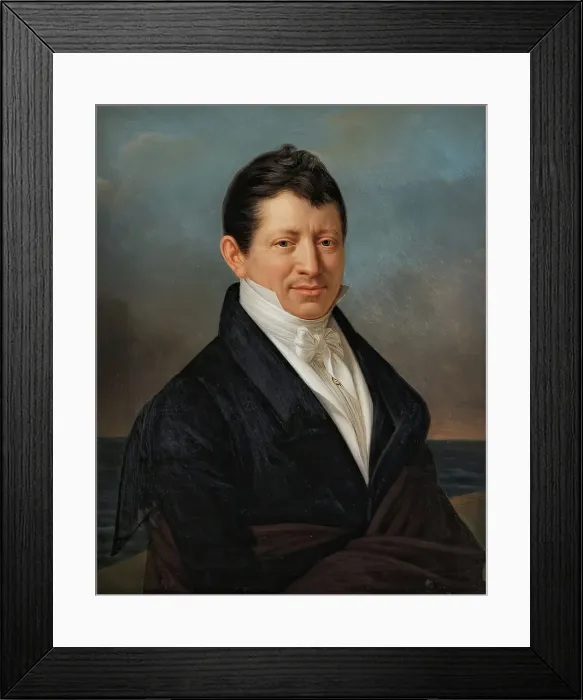 Framed Print : Michael Benedicks, 1822. Creator: Fredric Westin Framed Print : Michael Benedicks, 1822. Creator: Fredric Westin