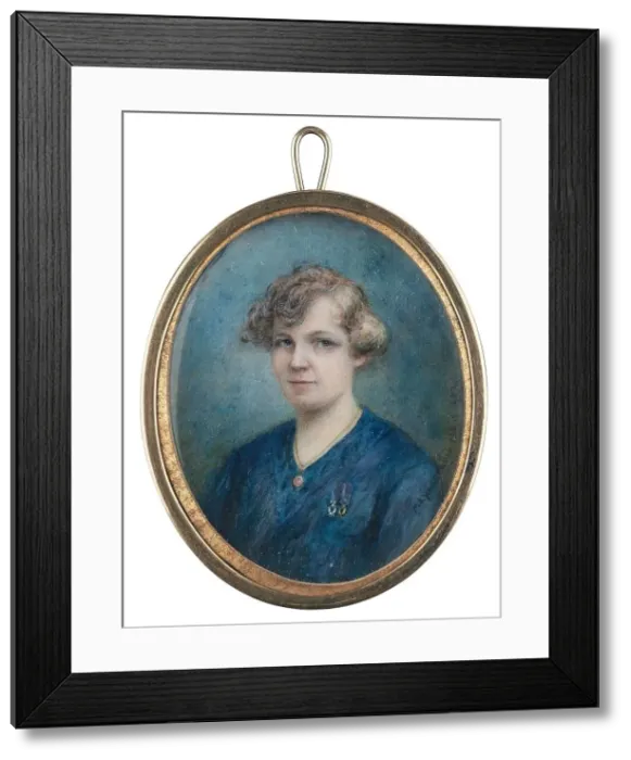 Framed Print : Ida Matton, 1923. Creator: Matilda Hanstrom Framed Print : Ida Matton, 1923. Creator: Matilda Hanstrom