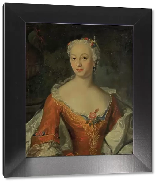 Female portrait, (c1750s). Creator: Johan Horner