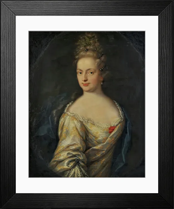 Framed Print : Countess Stenbock, 1698. Creator: Martin Mytens the elder Framed Print : Countess Stenbock, 1698. Creator: Martin Mytens the elder