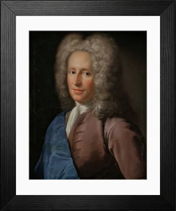 Framed Print : Georg Matthias Scheffel, (c1710s). Creator: Johan Henrik Scheffel Framed Print : Georg Matthias Scheffel, (c1710s). Creator: Johan Henrik Scheffel