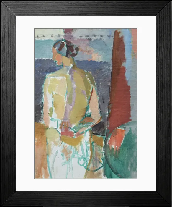 Framed Print : Standing model, 1918-1920. Creator: Karl Isakson Framed Print : Standing model, 1918-1920. Creator: Karl Isakson