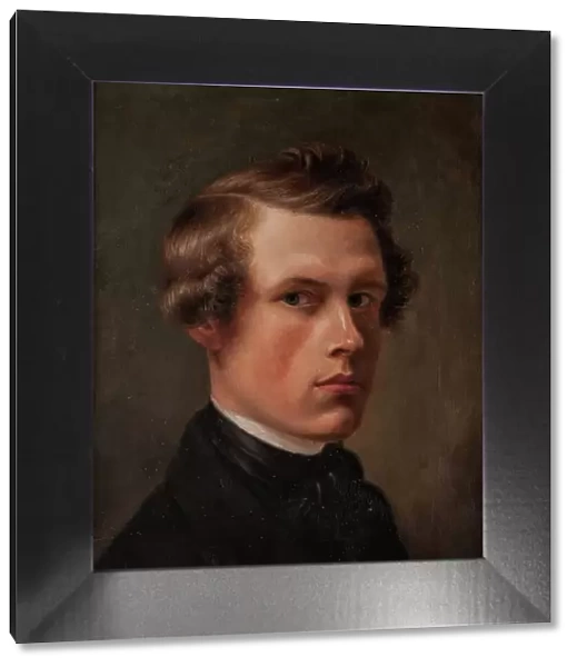 Self portrait, 1845. Creator: August Jernberg