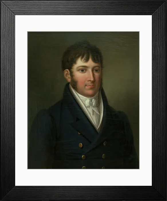 Framed Print : Anders Garberg, 1808. Creator: Per Krafft the Younger Framed Print : Anders Garberg, 1808. Creator: Per Krafft the Younger