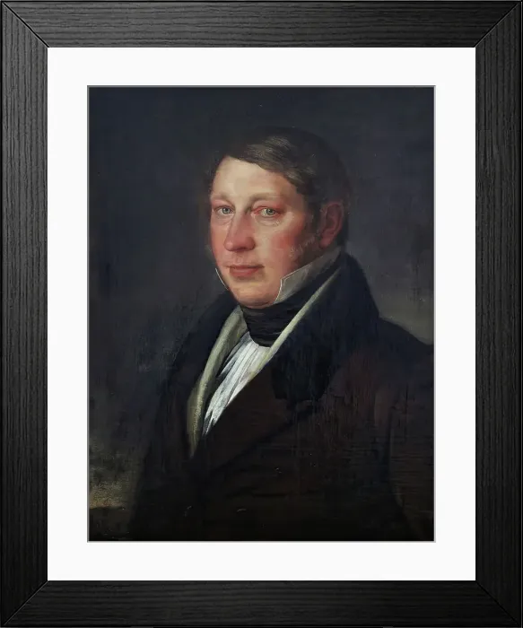 Framed Print : Wholesaler Gustaf Adolf Elfstrand, c1820s) Creator: Per Krafft the Younger Framed Print : Wholesaler Gustaf Adolf Elfstrand, c1820s) Creator: Per Krafft the Younger