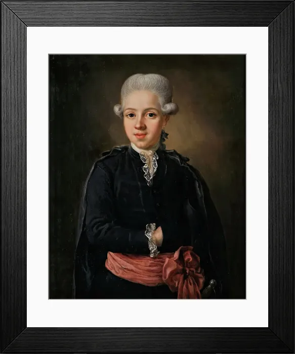 Framed Print : Boy in Swedish costume, 1779. Creator: Ulrika Fredrika Pasch Framed Print : Boy in Swedish costume, 1779. Creator: Ulrika Fredrika Pasch