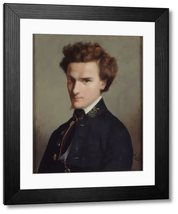 Framed Print : Portrait of Henri Rochefort (1830-1913), 1849. Creator: Anonymous Framed Print : Portrait of Henri Rochefort (1830-1913), 1849. Creator: Anonymous