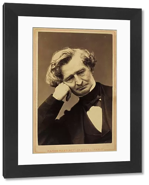 Portrait of Hector Berlioz (1803-1869). Creator: Photo studio Martinet
