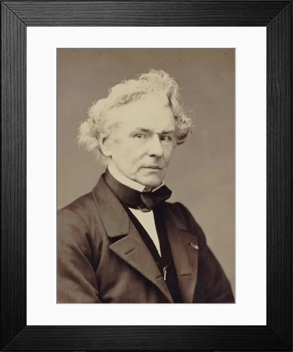 Framed Print : Portrait of the composer Napoléon-Henri Reber (1807-1880), ca 1865. Creator: Petit, Pierre (1598-1677) Framed Print : Portrait of the composer Napoléon-Henri Reber (1807-1880), ca 1865. Creator: Petit, Pierre (1598-1677)