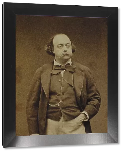 Portrait of Gustave Flaubert (1821-1880), 1860. Creator: Carjat, Étienne (1828-1906)