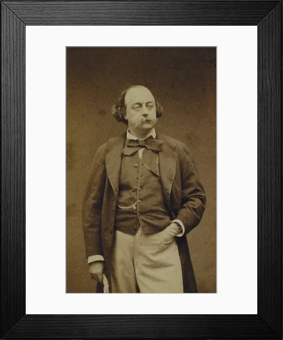 Framed Print : Portrait of Gustave Flaubert (1821-1880), 1860. Creator: Carjat, Étienne (1828-1906) Framed Print : Portrait of Gustave Flaubert (1821-1880), 1860. Creator: Carjat, Étienne (1828-1906)