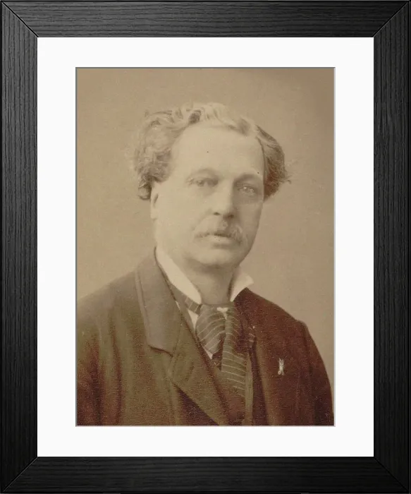 Framed Print : Portrait of Lucien Petipa (1815-1898), c. 1870. Creator: Photo studio Philippon Framed Print : Portrait of Lucien Petipa (1815-1898), c. 1870. Creator: Photo studio Philippon