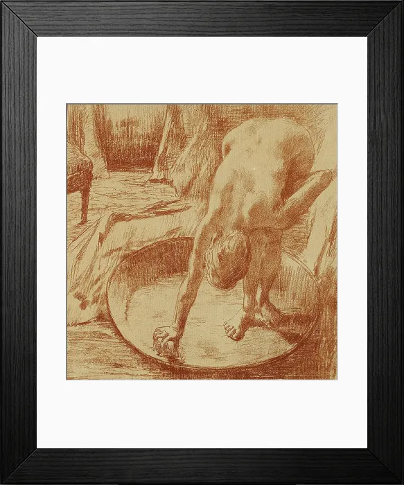 Framed Print : The Bath, 1889–90. Creator: Georges William Thornley Framed Print : The Bath, 1889–90. Creator: Georges William Thornley
