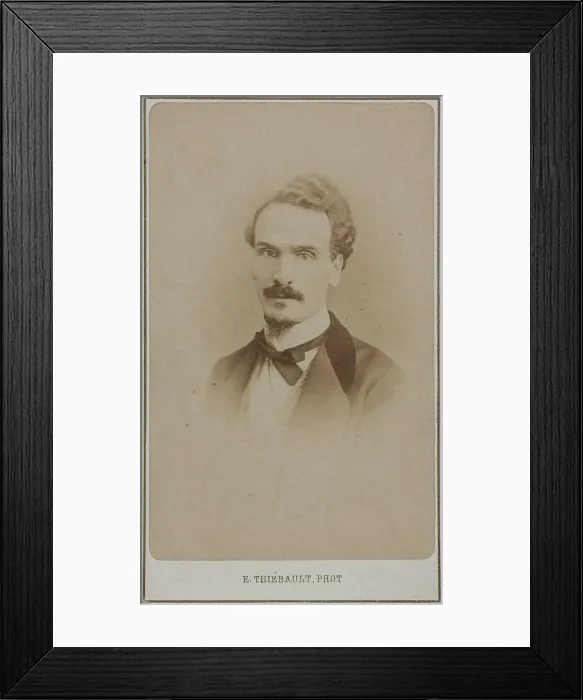 Framed Print : Portrait of Henri Rochefort (1830-1913). Creator: Thiébault, Eugène (1826-1880) Framed Print : Portrait of Henri Rochefort (1830-1913). Creator: Thiébault, Eugène (1826-1880)