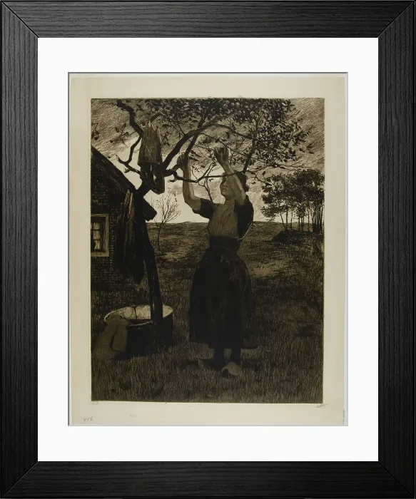 Framed Print : The Apple Tree, c. 1885. Creator: Willem Witsen