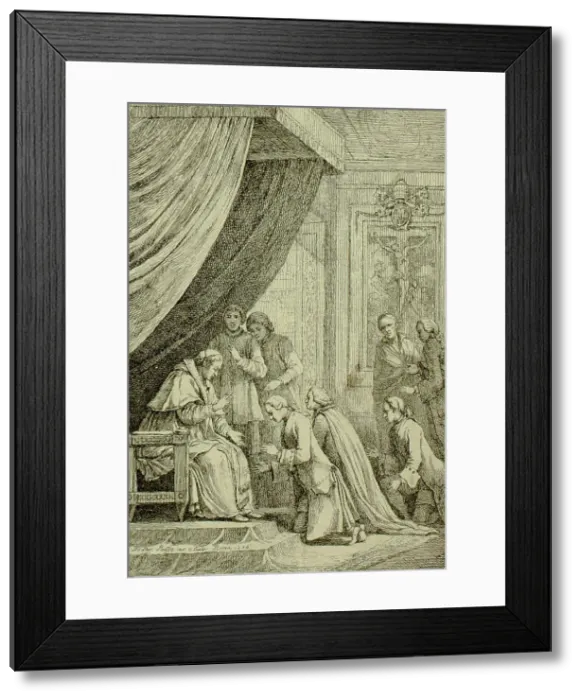 Framed Print : Plates 9-11, from Nella Venuta, 1764. Creator: Franz Edmund Weirotter Framed Print : Plates 9-11, from Nella Venuta, 1764. Creator: Franz Edmund Weirotter