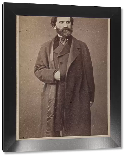 Portrait of the Composer Giuseppe Verdi (1813-1901). Creator: Photo studio Giraldon & Cie. Portrait of the Composer Giuseppe Verdi (1813-1901). Creator: Photo studio Giraldon & Cie