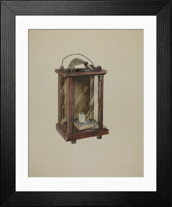 Framed Print : Lantern, c. 1937. Creator: Ralph Atkinson Framed Print : Lantern, c. 1937. Creator: Ralph Atkinson