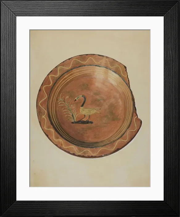Framed Print : Economy Pie Plate, c. 1937. Creator: Ralph Atkinson Framed Print : Economy Pie Plate, c. 1937. Creator: Ralph Atkinson