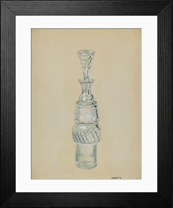 Framed Print : Caster Bottle, c. 1936. Creator: Ralph Atkinson Framed Print : Caster Bottle, c. 1936. Creator: Ralph Atkinson