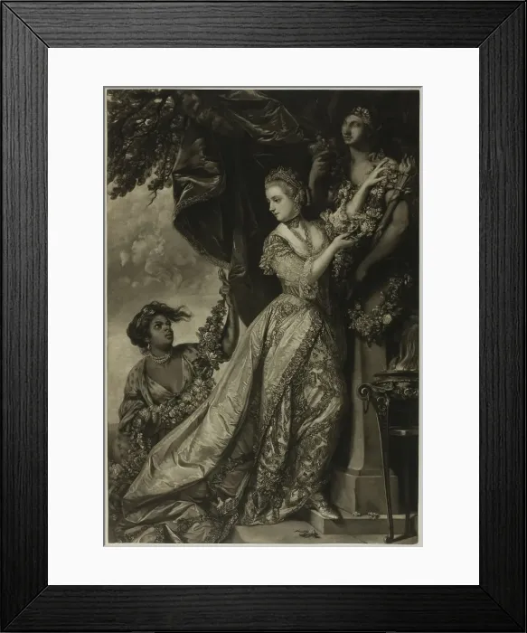 Framed Print : Lady Elizabeth Keppel, c. 1760. Creator: Edward Fisher Framed Print : Lady Elizabeth Keppel, c. 1760. Creator: Edward Fisher