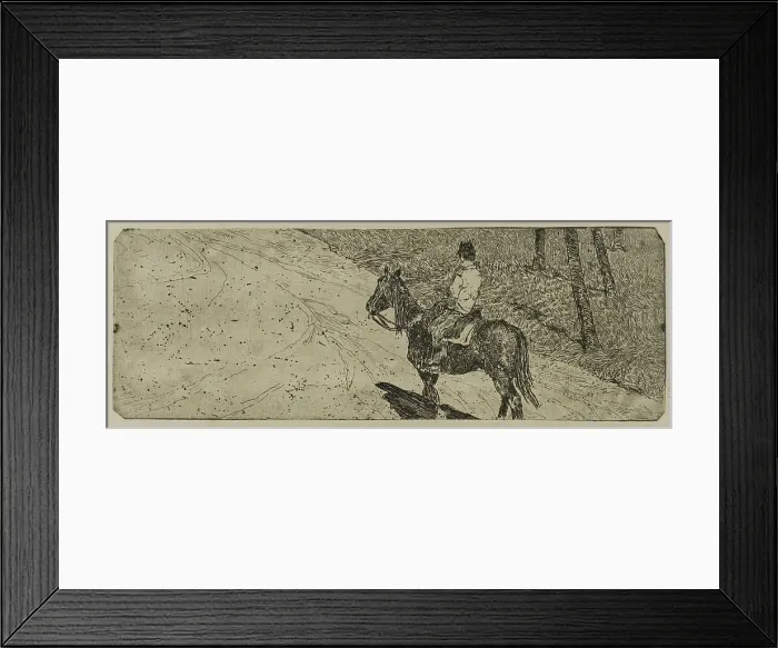 Framed Print : Cavalry Soldier, n.d. Creator: Giovanni Fattori Framed Print : Cavalry Soldier, n.d. Creator: Giovanni Fattori
