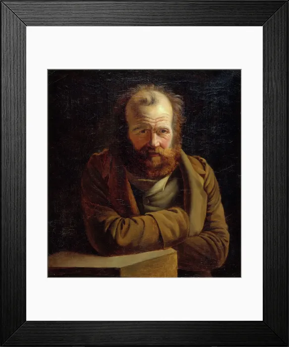 Framed Print : Portrait of Pierre-Joseph Proudhon (1809-1865), ca 1860. Creator: Anonymous Framed Print : Portrait of Pierre-Joseph Proudhon (1809-1865), ca 1860. Creator: Anonymous