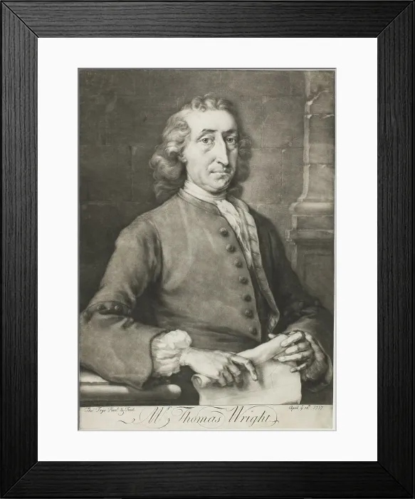 Framed Print : Thomas Wright, 1737. Creator: Thomas Frye Framed Print : Thomas Wright, 1737. Creator: Thomas Frye