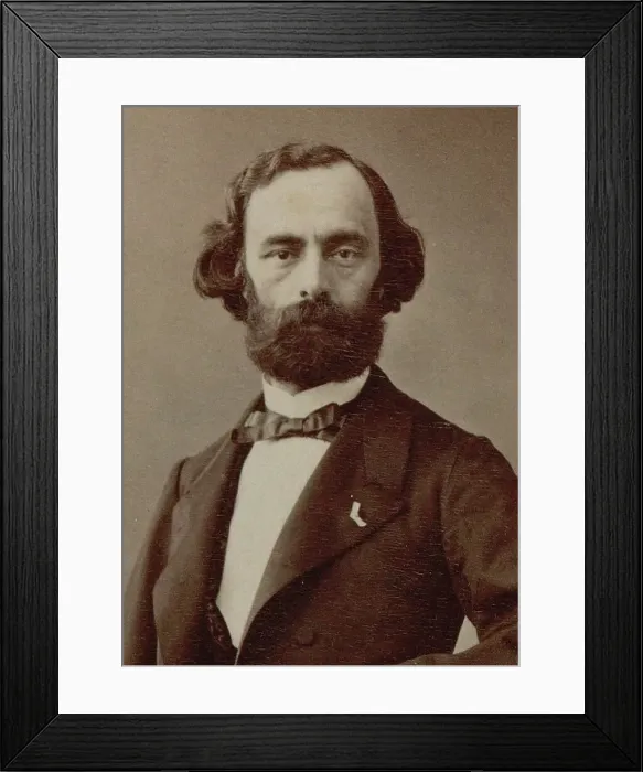 Framed Print : Portrait of the composer Théophile Semet (1824-1888). Creator: Photo studio Nadar Framed Print : Portrait of the composer Théophile Semet (1824-1888). Creator: Photo studio Nadar