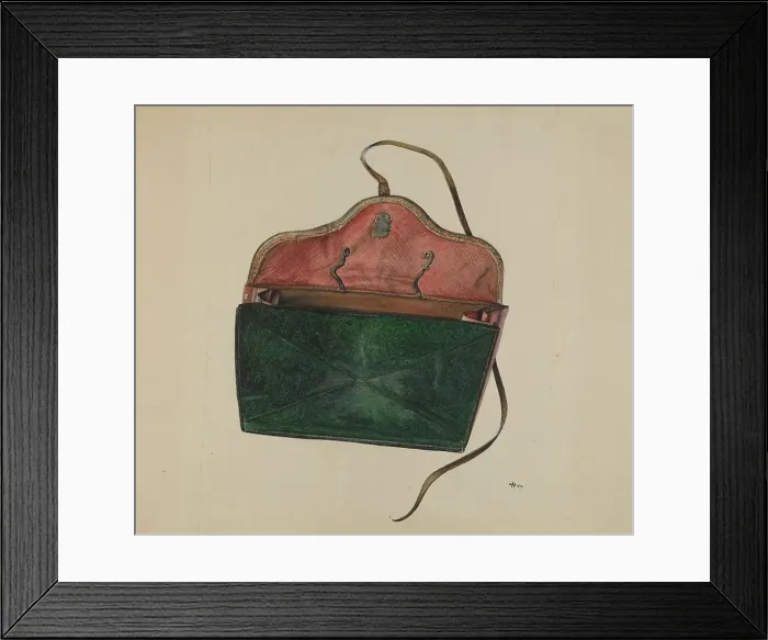 Framed Print : Purse, c. 1938. Creator: Ralph Atkinson Framed Print : Purse, c. 1938. Creator: Ralph Atkinson
