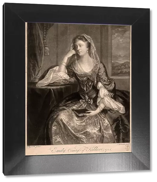 Emily, Countess of Kildare, 1754. Creator: James McArdell