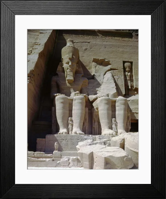 Framed Print : Abu Simbel, Egypt, 1984. Creator: Ethel Davies Framed Print : Abu Simbel, Egypt, 1984. Creator: Ethel Davies