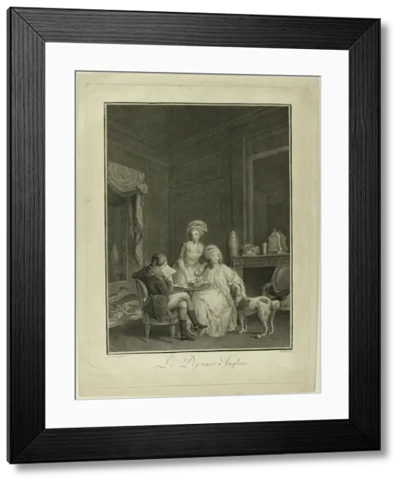 Framed Print : English Breakfast, n.d. Creator: Geraud Vidal